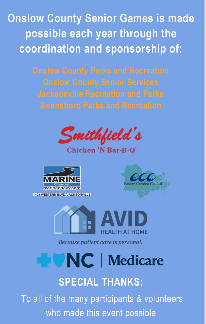 Onslow County Senior Games